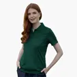 Women's Omega Solid Mesh Tech Polo by Vansport — view 90