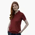 Women's Omega Solid Mesh Tech Polo by Vansport — view 92