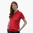 Women's Omega Solid Mesh Tech Polo by Vansport — view 101