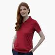 Women's Omega Solid Mesh Tech Polo by Vansport — view 102