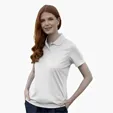 Women's Omega Solid Mesh Tech Polo by Vansport — view 105
