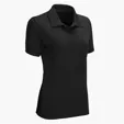 Women's Omega Solid Mesh Tech Polo by Vansport — view 3
