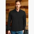 Vansport Omega Long Sleeve Solid Mesh Tech Polo — view 18