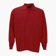 Vansport Omega Long Sleeve Solid Mesh Tech Polo — view 8