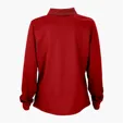 Vansport Women's Omega Long Sleeve Solid Mesh Tech Polo — view 10