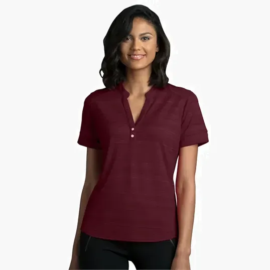 Women's Strata Textured Henley — view 26