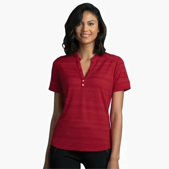 Women's Strata Textured Henley — view 29