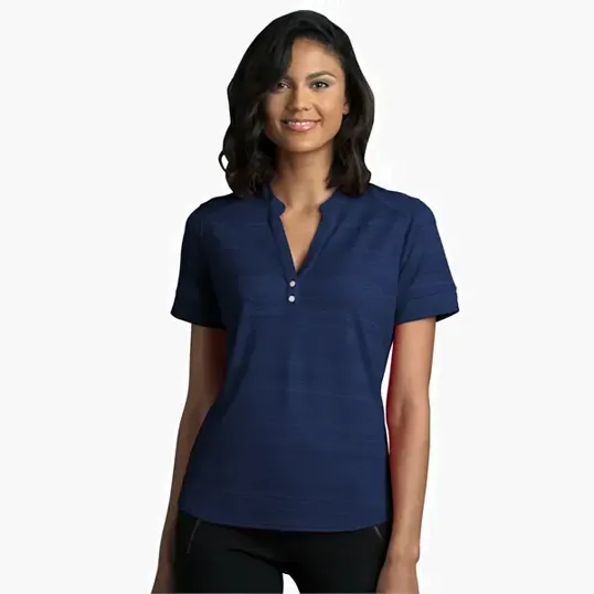 Women's Strata Textured Henley — view 30