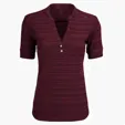 Women's Strata Textured Henley — view 7