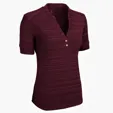 Women's Strata Textured Henley — view 9