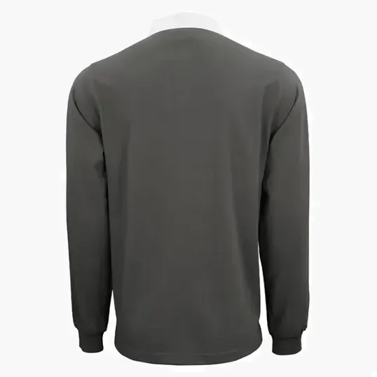 Rugby Polo Long Sleeve 100% Cotton Jersey — view 4