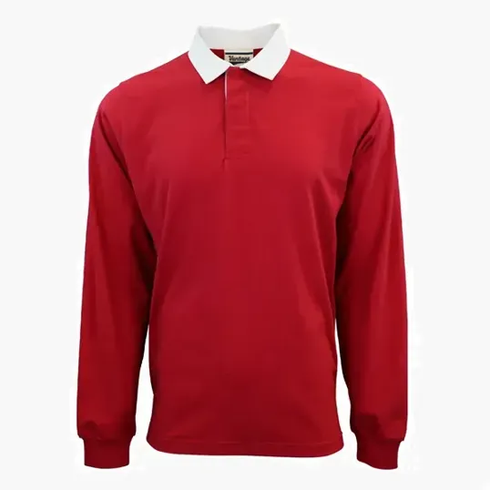 Rugby Polo Long Sleeve 100% Cotton Jersey — view 5