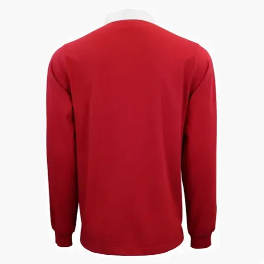 Rugby Polo Long Sleeve 100% Cotton Jersey — view 8