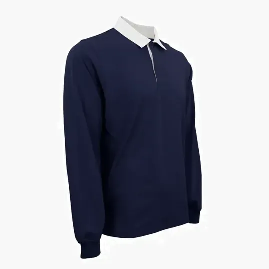 Rugby Polo Long Sleeve 100% Cotton Jersey — view 11