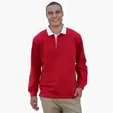 Rugby Polo Long Sleeve 100% Cotton Jersey — view 14