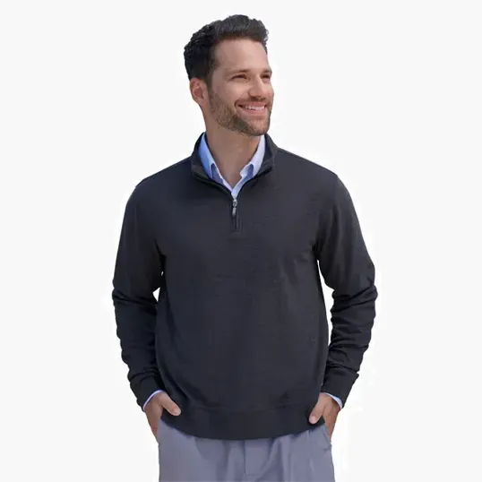 Vantage Luxe 1/4 Zip Pullover — view 3