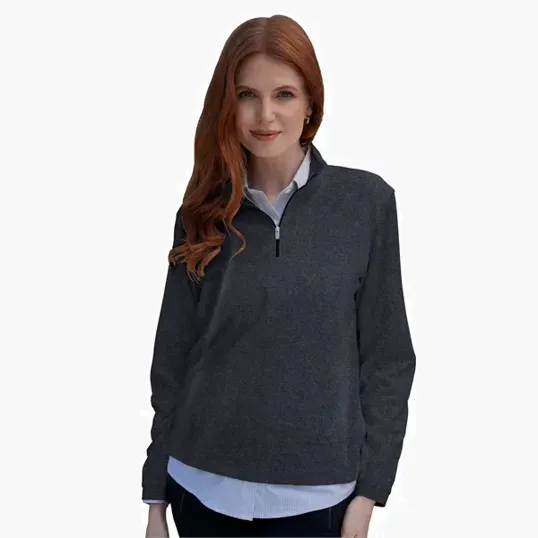 Vantage Women's Luxe 1/4 Zip Pullover — view 3