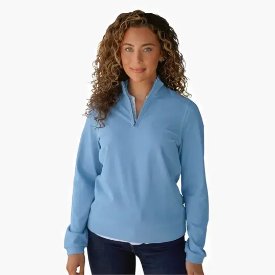 Vantage Women's Luxe 1/4 Zip Pullover — view 8