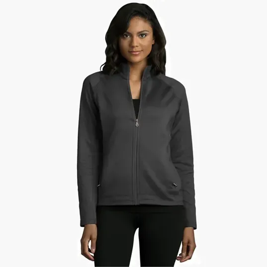 Vantage Women's Brushed Back Micro-Fleece Full-Zip Jacket — view 34