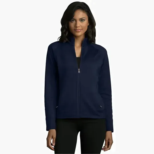 Vantage Women's Brushed Back Micro-Fleece Full-Zip Jacket — view 35