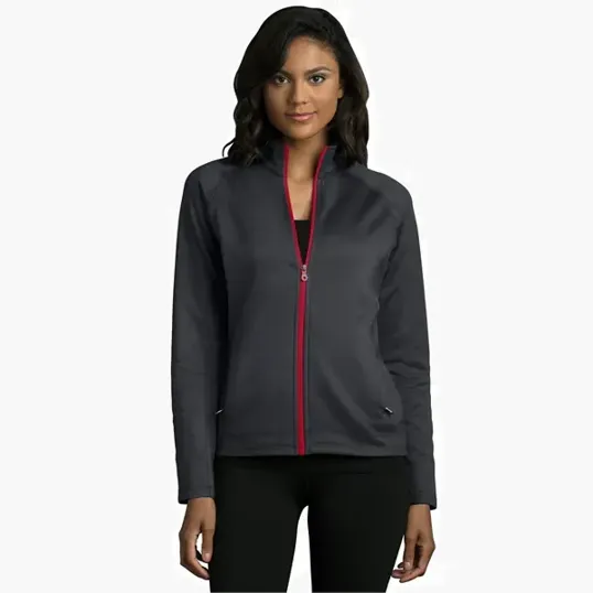 Vantage Women's Brushed Back Micro-Fleece Full-Zip Jacket — view 37