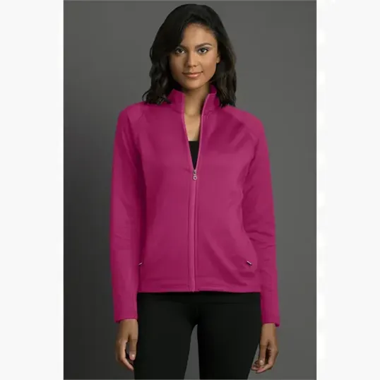Vantage Women's Brushed Back Micro-Fleece Full-Zip Jacket — view 40