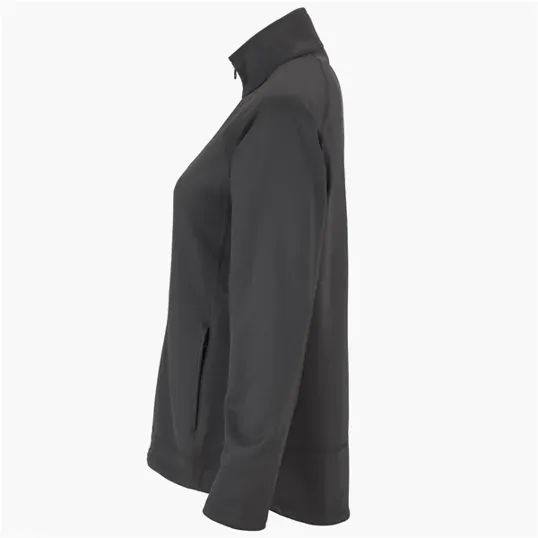 Vantage Women's Brushed Back Micro-Fleece Full-Zip Jacket — view 3