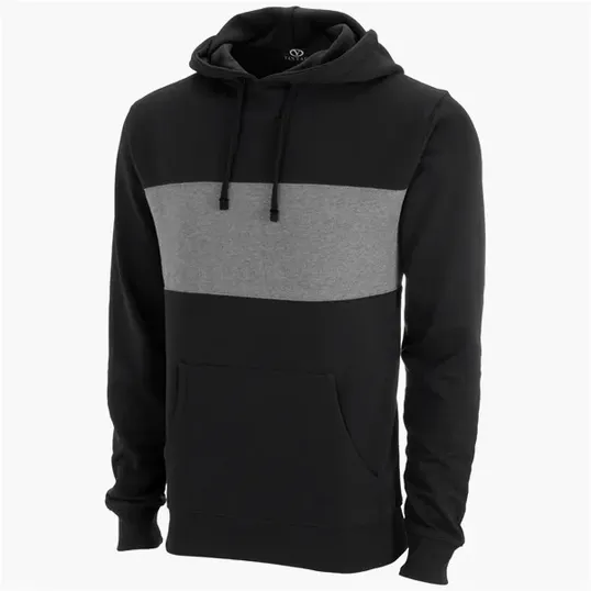 Premium Cotton Blocked Fleece Pullover Hoodie