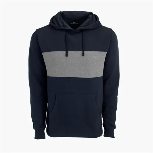 Premium Cotton Blocked Fleece Pullover Hoodie — view 10