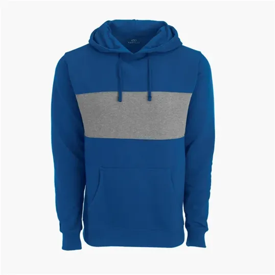 Premium Cotton Blocked Fleece Pullover Hoodie — view 14