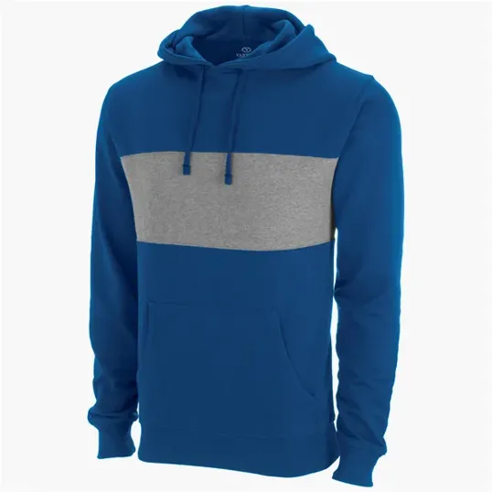 Premium Cotton Blocked Fleece Pullover Hoodie — view 15