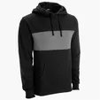 Premium Cotton Blocked Fleece Pullover Hoodie — view 2