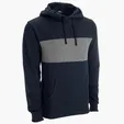 Premium Cotton Blocked Fleece Pullover Hoodie — view 12