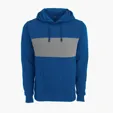 Premium Cotton Blocked Fleece Pullover Hoodie — view 14