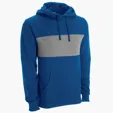 Premium Cotton Blocked Fleece Pullover Hoodie — view 16