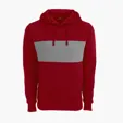 Premium Cotton Blocked Fleece Pullover Hoodie — view 18