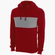 Premium Cotton Blocked Fleece Pullover Hoodie — view 19
