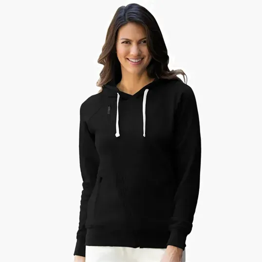 Vantage Women's Fleece Moto Jacket — view 9
