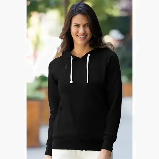 Vantage Women's Fleece Moto Jacket — view 11