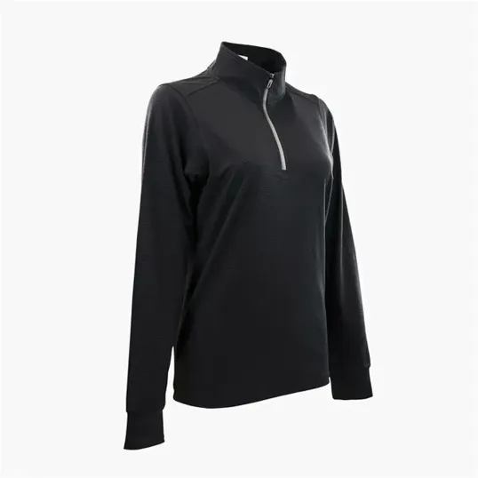 Vantage Women's Grid 1/4 Zip Pullover — view 3
