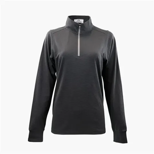 Vantage Women's Grid 1/4 Zip Pullover — view 5