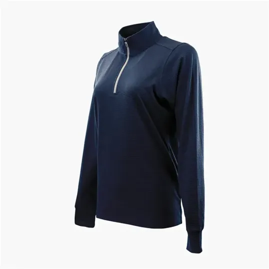 Vantage Women's Grid 1/4 Zip Pullover — view 10