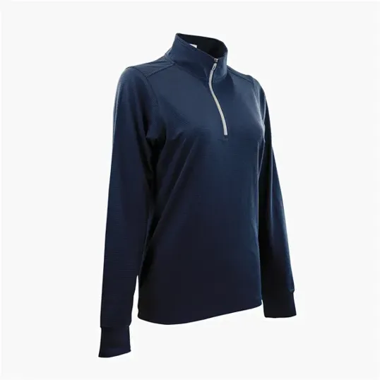 Vantage Women's Grid 1/4 Zip Pullover — view 11