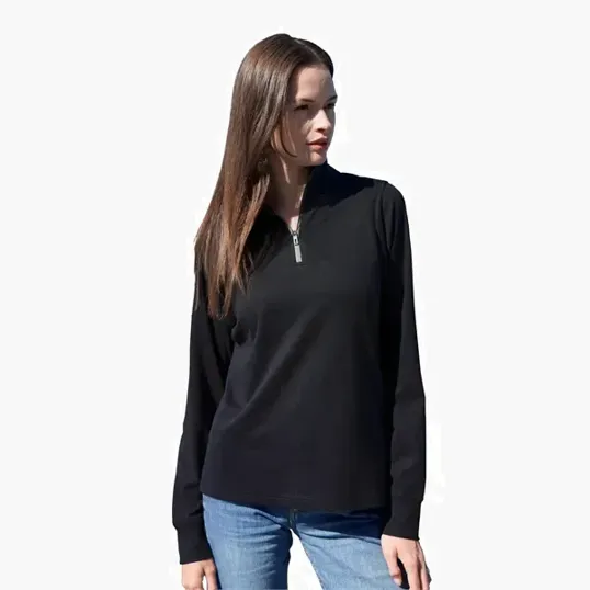 Vantage Women's Grid 1/4 Zip Pullover — view 13