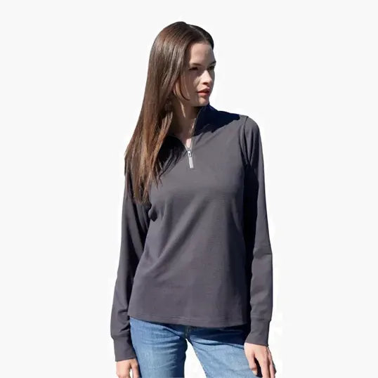 Vantage Women's Grid 1/4 Zip Pullover — view 14