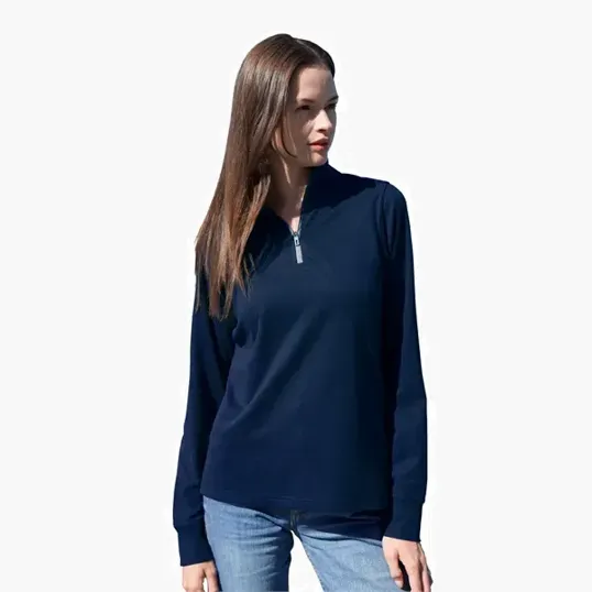Vantage Women's Grid 1/4 Zip Pullover — view 15