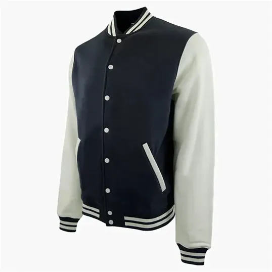 Varsity Award Jacket with Snap-Front Closure — view 6