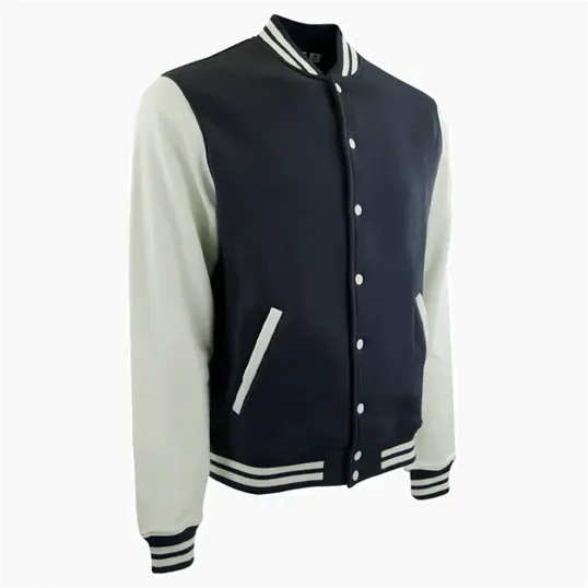 Varsity Award Jacket with Snap-Front Closure — view 7