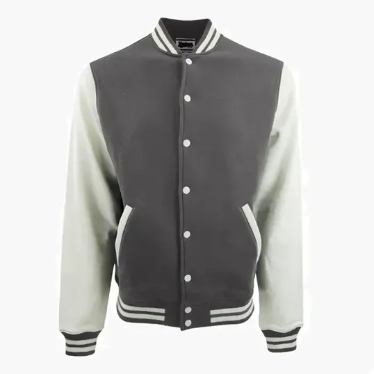 Varsity Award Jacket with Snap-Front Closure — view 9