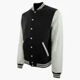 Varsity Award Jacket with Snap-Front Closure — view 2